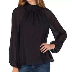 Elegant Black Women's Top